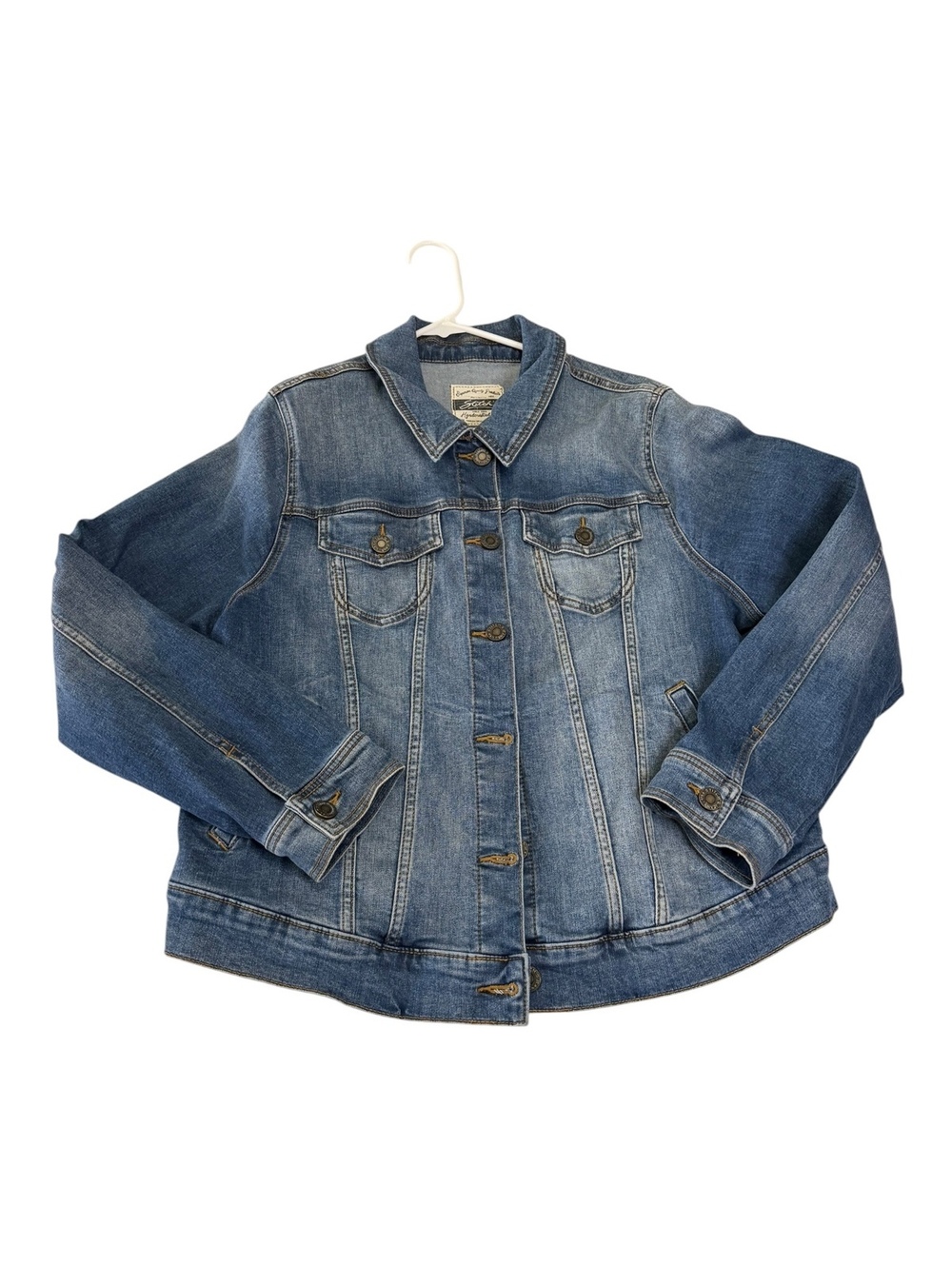 Stitch’s Jeans USA Handcrafted Medium Wash Denim Jacket
